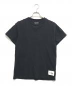 JIL SANDER+ジルサンダープラス）の古着「ロゴラベル半袖Tシャツ」｜ブラック