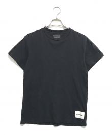 JIL SANDER+（ジルサンダープラス）の古着「ロゴラベル半袖Tシャツ」｜ブラック
