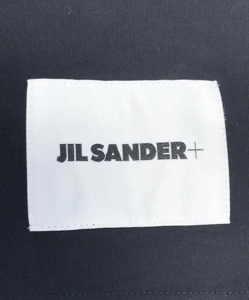 JIL SANDER+（ジルサンダープラス）JIL SANDER+ (ジルサンダープラス) ロゴラベル半袖Tシャツ ブラック サイズ:Sの古着・服飾アイテム