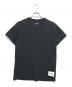 JIL SANDER+（ジルサンダープラス）の古着「ロゴラベル半袖Tシャツ」｜ブラック