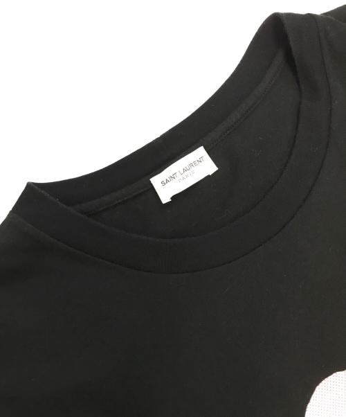 Saint Laurent Paris（サンローランパリ）Saint Laurent Paris (サンローランパリ) ブラッドラスタ-プリントTシャツ ブラック サイズ:Sの古着・服飾アイテム