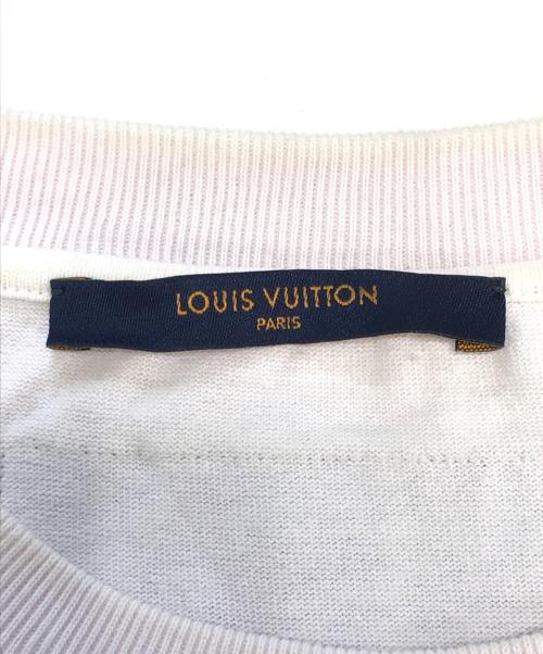 LOUIS VUITTON（ルイ ヴィトン）LOUIS VUITTON (ルイ ヴィトン) インサイドアウトクルーネックTシャツ ピンク サイズ:Mの古着・服飾アイテム