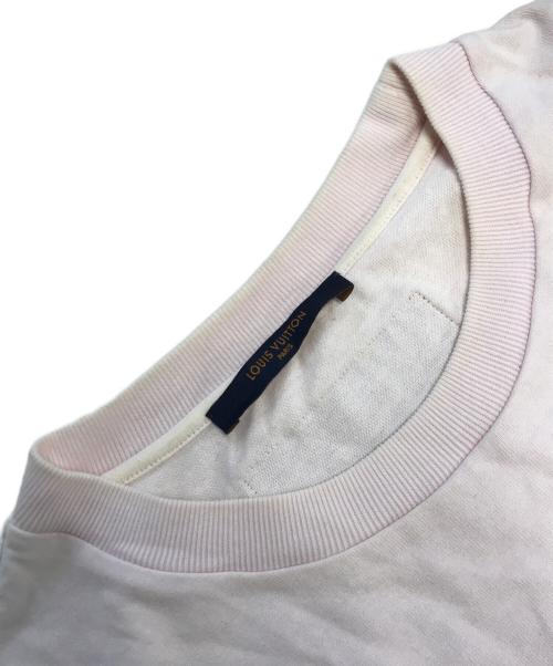LOUIS VUITTON（ルイ ヴィトン）LOUIS VUITTON (ルイ ヴィトン) インサイドアウトクルーネックTシャツ ピンク サイズ:Mの古着・服飾アイテム
