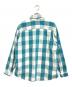 Prentiss Outdoor (プレンティス アウトドア) ヘビーフランネルシャツ ターコイズ×ホワイト サイズ:XL：12000円
