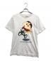 アニメーションTシャツ（アニメーションTシャツ）の古着「90sクレヨンしんちゃんオフィシャルTシャツ」｜グレー