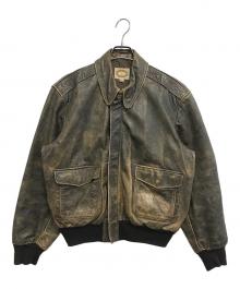 BANANA REPUBLIC（バナナリパブリック）の古着「A-2 TYPE レザージャケット」｜ブラウン