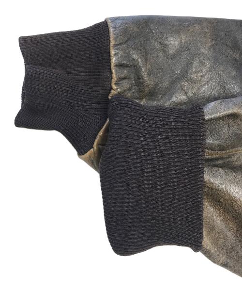 BANANA REPUBLIC（バナナリパブリック）BANANA REPUBLIC (バナナリパブリック) A-2 TYPE レザージャケット ブラウン サイズ:SIZE46の古着・服飾アイテム