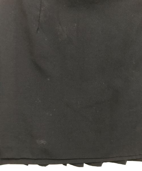ROBE DE CHAMBRE COMME DES GARCONS（ローブドシャンブル コムデギャルソン）ROBE DE CHAMBRE COMME DES GARCONS (ローブドシャンブル コムデギャルソン) プリーツ切替ラップスカート ネイビー サイズ:Mの古着・服飾アイテム