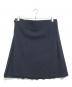 ROBE DE CHAMBRE COMME DES GARCONS (ローブドシャンブル コムデギャルソン) プリーツ切替ラップスカート ネイビー サイズ:M：18000円