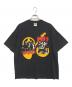 バンドTシャツ（バンドTシャツ）の古着「00s KISS×AEROSMITH (キッス×エアロスミス) バンドTシャツ」｜ブラック