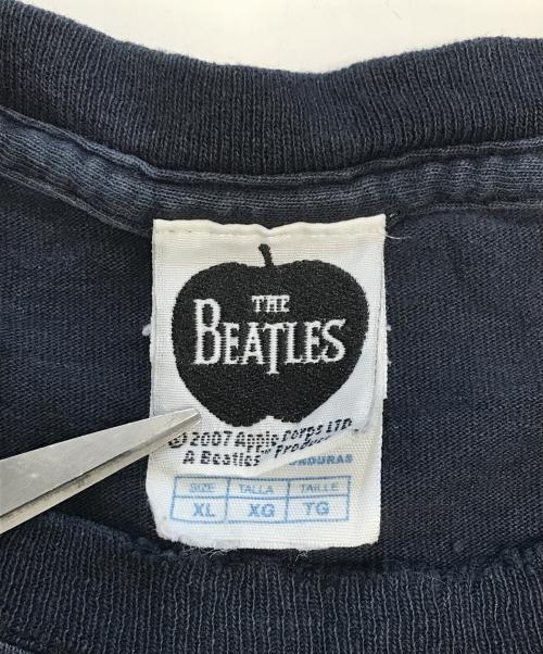 バンドTシャツ（バンドTシャツ）バンドTシャツ (バンドTシャツ) 00s THE BEATLES(ザ・ビートルズ)Tシャツ ブラック サイズ:XLの古着・服飾アイテム