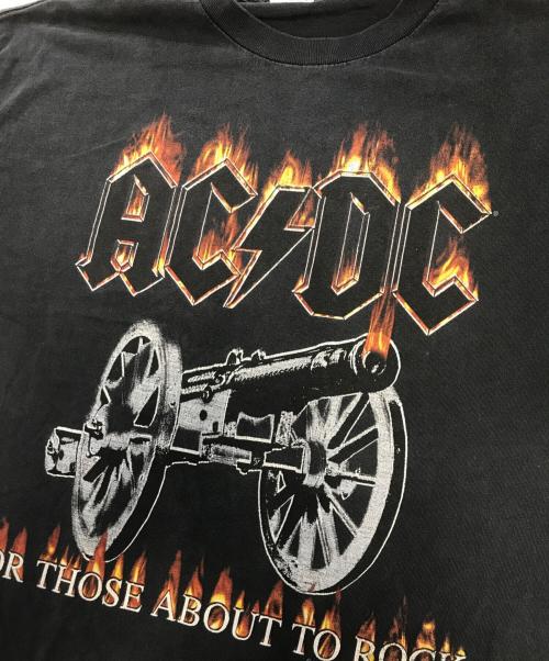 バンドTシャツ（バンドTシャツ）バンドTシャツ (バンドTシャツ) 00s ACDC(エーシーディーシー)バンドTシャツ ブラック サイズ:XLの古着・服飾アイテム