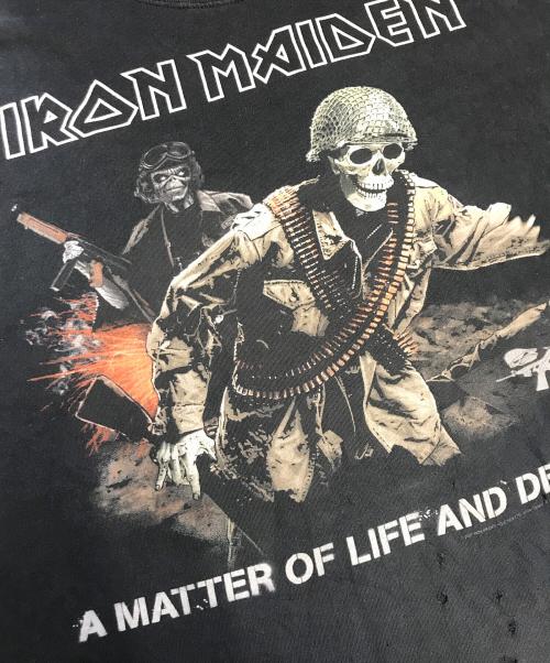 バンドロングスリーブTシャツ（バンドロングスリーブTシャツ）バンドロングスリーブTシャツ (バンドロングスリーブTシャツ) 00s IRON MADEN(アイアン メイデン) バンドロングスリーブTシャツ ブラック サイズ:2XLの古着・服飾アイテム