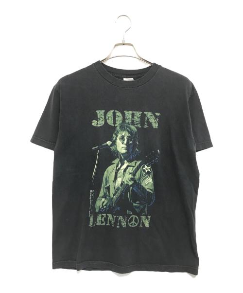 ALSTYLE APPAREL & ACTIVEWEAR（アレスタイルアパレル＆アクティブウェア）ALSTYLE APPAREL & ACTIVEWEAR (アレスタイルアパレル＆アクティブウェア) 00s JOHN・LENON(ジョン・レノン)アーティストTシャツ ブラック サイズ:Ｍの古着・服飾アイテム