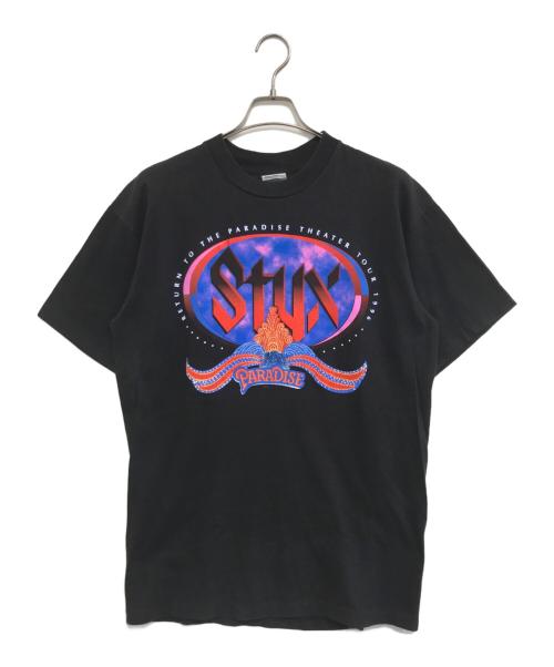 バンドTシャツ（バンドTシャツ）バンドTシャツ (バンドTシャツ) 90s STYX(スティクス) バンドTシャツ ブラック サイズ:XLの古着・服飾アイテム