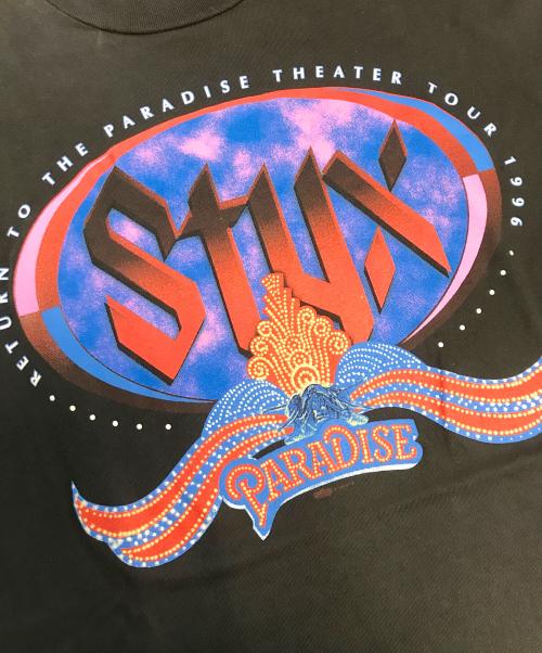 バンドTシャツ（バンドTシャツ）バンドTシャツ (バンドTシャツ) 90s STYX(スティクス) バンドTシャツ ブラック サイズ:XLの古着・服飾アイテム
