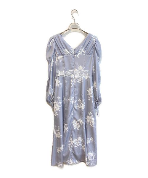 HER LIP TO（ハーリップトゥ）Her lip to (ハーリップトゥ) New Year Essential Floral Dress スカイブルー サイズ:Mの古着・服飾アイテム