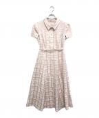 HER LIP TOハーリップトゥ）の古着「Annecy Belted Dress」｜ピンク