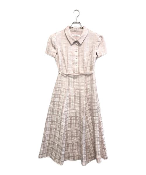 HER LIP TO（ハーリップトゥ）HER LIP TO (ハーリップトゥ) Annecy Belted Dress ピンク サイズ:Sの古着・服飾アイテム