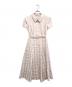 HER LIP TO（ハーリップトゥ）の古着「Annecy Belted Dress」｜ピンク