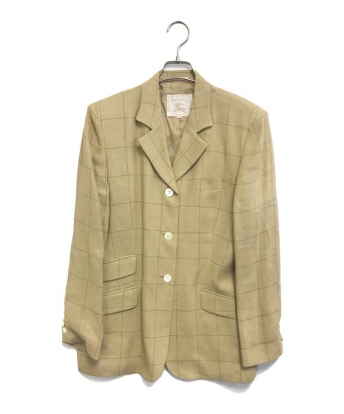 Burberry's（バーバリー）Burberry's (バーバリー) 3Bテーラードジャケット ベージュ サイズ:42の古着・服飾アイテム