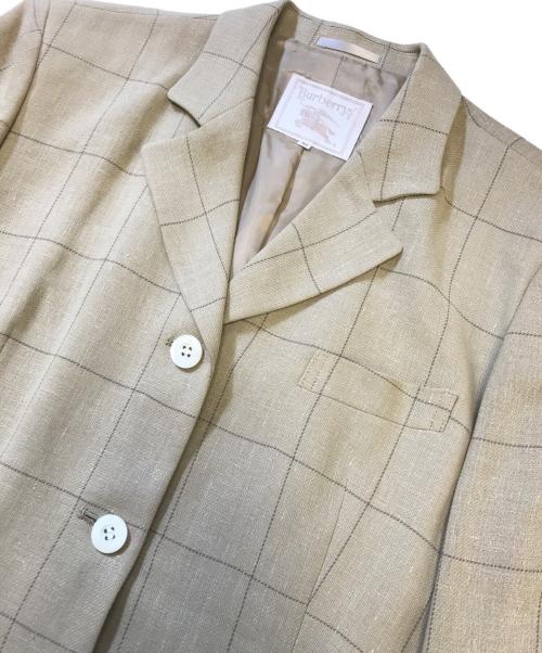 Burberry's（バーバリー）Burberry's (バーバリー) 3Bテーラードジャケット ベージュ サイズ:42の古着・服飾アイテム