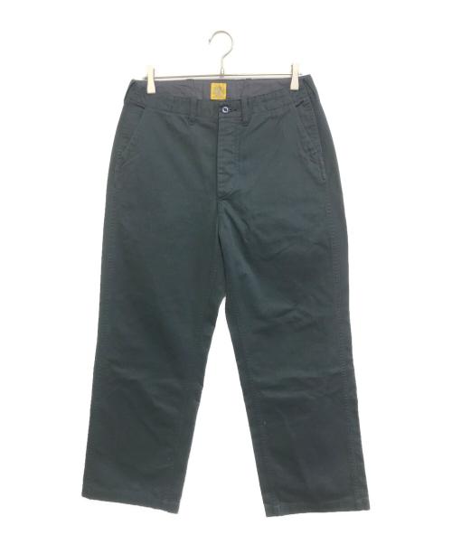 THE BLUEST OVERALLS（ザ ブルーエスト オーバーオールズ）THE BLUEST OVERALLS (ザ ブルーエスト オーバーオールズ) CHINOS ブラック サイズ:32の古着・服飾アイテム