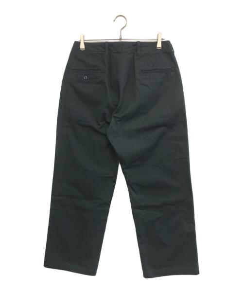 THE BLUEST OVERALLS（ザ ブルーエスト オーバーオールズ）THE BLUEST OVERALLS (ザ ブルーエスト オーバーオールズ) CHINOS ブラック サイズ:32の古着・服飾アイテム