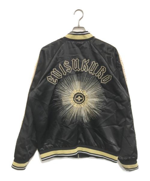 EVISU KURO（エビス クロ）EVISU KURO (エビス クロ) 家紋蒲公英刺繍ジャケット ブラック サイズ:XLの古着・服飾アイテム