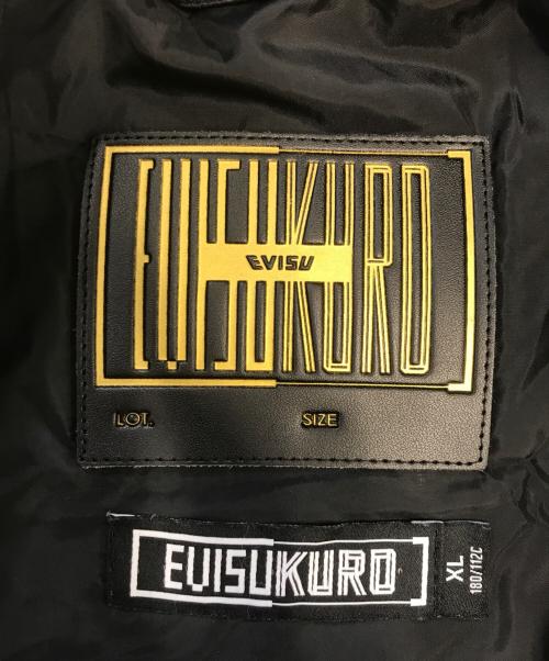 EVISU KURO（エビス クロ）EVISU KURO (エビス クロ) 家紋蒲公英刺繍ジャケット ブラック サイズ:XLの古着・服飾アイテム