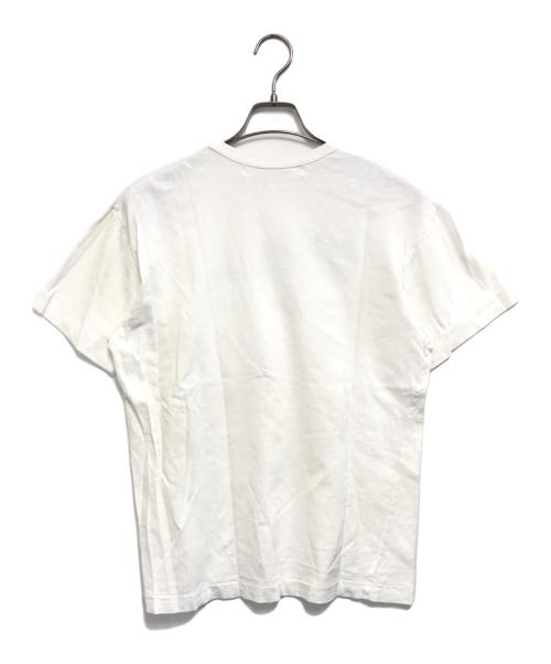 PLAY COMME des GARCONS（プレイコムデギャルソン）PLAY COMME des GARCONS (プレイコムデギャルソン) プリントTシャツ ホワイト サイズ:Lの古着・服飾アイテム
