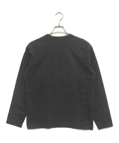 COMME des GARCONS HOMME（コムデギャルソン オム）COMME des GARCONS HOMME (コムデギャルソン オム) split logo sweatshirt. ブラック サイズ:表記なしの古着・服飾アイテム