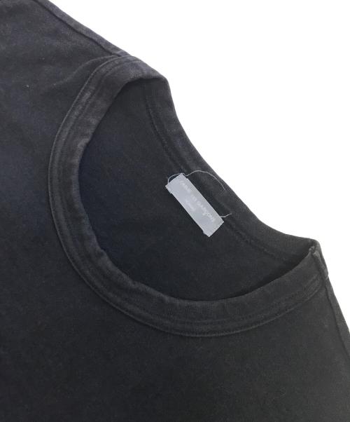 COMME des GARCONS HOMME（コムデギャルソン オム）COMME des GARCONS HOMME (コムデギャルソン オム) split logo sweatshirt. ブラック サイズ:表記なしの古着・服飾アイテム