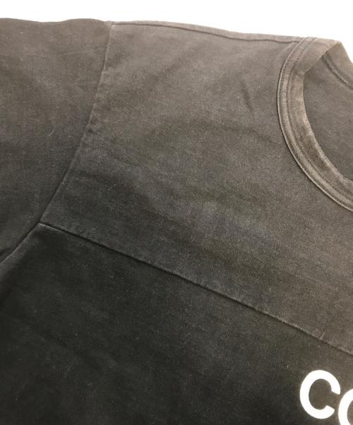 COMME des GARCONS HOMME（コムデギャルソン オム）COMME des GARCONS HOMME (コムデギャルソン オム) split logo sweatshirt. ブラック サイズ:表記なしの古着・服飾アイテム