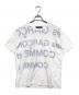 COMME des GARCONS GOOD DESIGN SHOP（コムデギャルソン グッドデザインショップ）の古着「プリントTシャツ」｜ホワイト