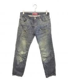 COMME des GARCONS JUNYA WATANABE MAN×LEVI'S（コム デ ギャルソン ジュンヤ ワタナベ マン×リーバイス）の古着「デニム転写パンツ」｜インディゴ