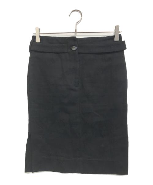 Vivienne Westwood RED LABEL（ヴィヴィアンウエストウッドレッドレーベル）Vivienne Westwood RED LABEL (ヴィヴィアンウエストウッドレッドレーベル) ベルト付スカート ブラック サイズ:1の古着・服飾アイテム
