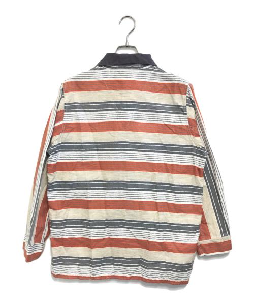 BRENT（ブレント）BRENT (ブレント) イタリアンカラーシャツ レッド サイズ:37-40の古着・服飾アイテム