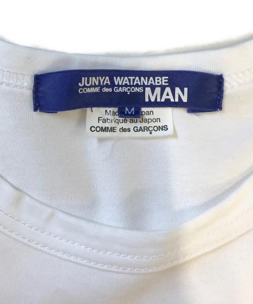 COMME des GARCONS JUNYA WATANABE MAN（コム デ ギャルソン ジュンヤ ワタナベ マン）COMME des GARCONS JUNYA WATANABE MAN (コム デ ギャルソン ジュンヤ ワタナベ マン) 綿度詰天竺Tシャツ ブラウン サイズ:Mの古着・服飾アイテム