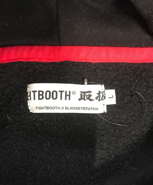 TIGHTBOOTH PRODUCTION（タイトブースプロダクション）TIGHTBOOTH PRODUCTION (タイトブースプロダクション) THE BLACK EYE PATCH (ブラックアイパッチ) プルオーバーパーカー ブラック サイズ:Lの古着・服飾アイテム