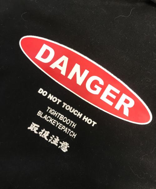 TIGHTBOOTH PRODUCTION（タイトブースプロダクション）TIGHTBOOTH PRODUCTION (タイトブースプロダクション) THE BLACK EYE PATCH (ブラックアイパッチ) プルオーバーパーカー ブラック サイズ:Lの古着・服飾アイテム