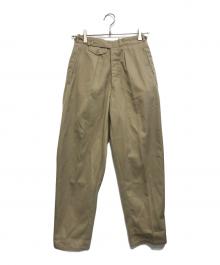 VINTAGE MILITARY（ヴィンテージ ミリタリー）の古着「チノトラウザーパンツ」｜ベージュ