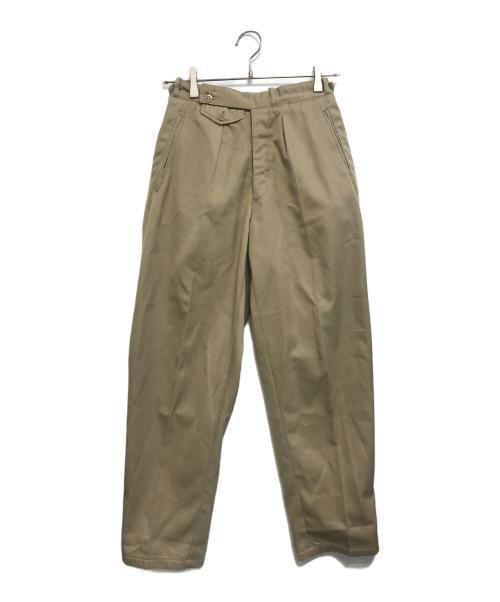 VINTAGE MILITARY（ヴィンテージ ミリタリー）VINTAGE MILITARY (ヴィンテージ ミリタリー) チノトラウザーパンツ ベージュ サイズ:SIZE 4の古着・服飾アイテム
