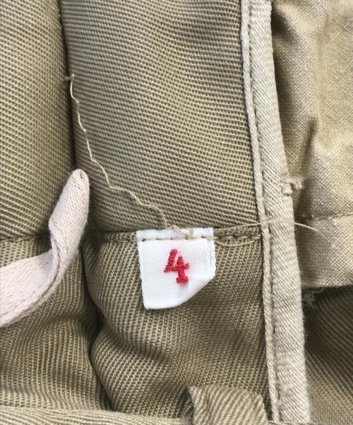 VINTAGE MILITARY（ヴィンテージ ミリタリー）VINTAGE MILITARY (ヴィンテージ ミリタリー) チノトラウザーパンツ ベージュ サイズ:SIZE 4の古着・服飾アイテム