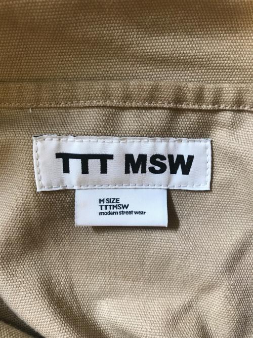 TTT MSW（ティー）TTT MSW (ティー) Camouflage anorak hoodie ベージュ サイズ:Mの古着・服飾アイテム