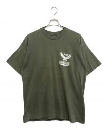 VINTAGE（ヴィンテージ）の古着「プリントTシャツ」｜オリーブ