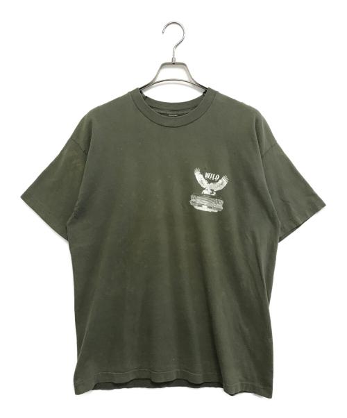 VINTAGE（ヴィンテージ）VINTAGE (ヴィンテージ) プリントTシャツ オリーブ サイズ:表記なしの古着・服飾アイテム