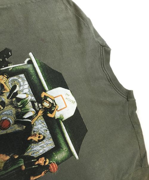 VINTAGE（ヴィンテージ）VINTAGE (ヴィンテージ) プリントTシャツ オリーブ サイズ:表記なしの古着・服飾アイテム