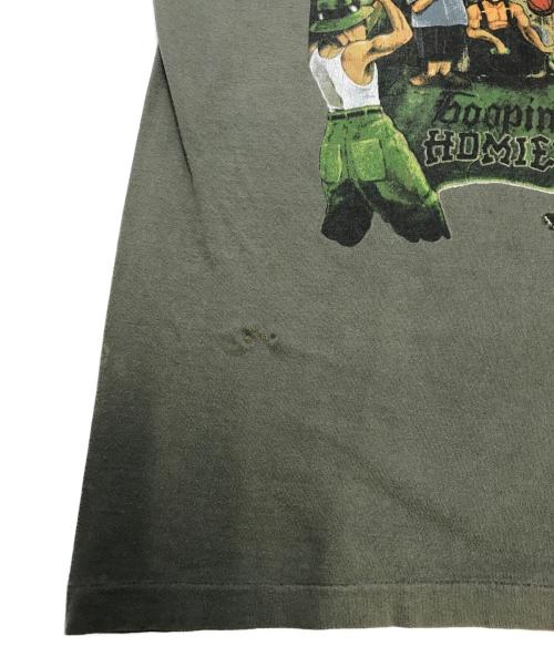 VINTAGE（ヴィンテージ）VINTAGE (ヴィンテージ) プリントTシャツ オリーブ サイズ:表記なしの古着・服飾アイテム