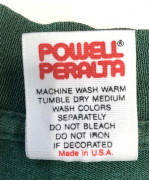 powell peralta（パウエルペラルタ）powell peralta (パウエルペラルタ) プリントカットソー グリーン サイズ:Lの古着・服飾アイテム